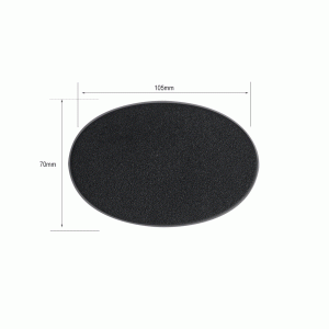 105x70mm Oval Base