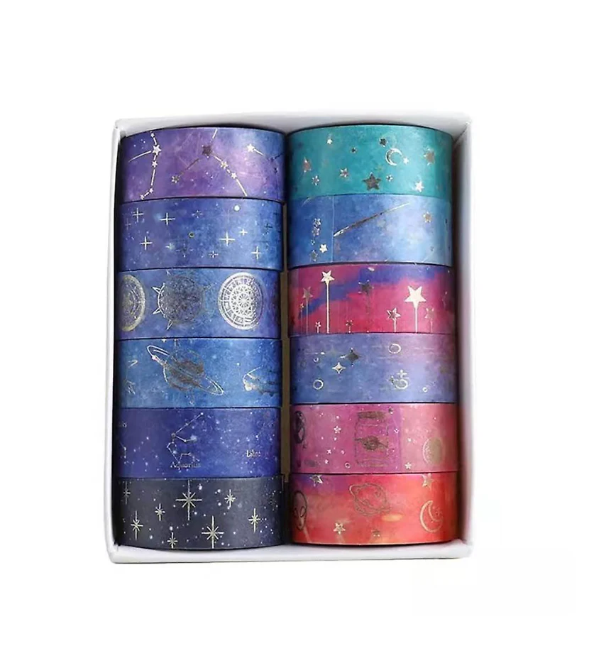 Washi-tejp med vackra galaxmotiv - Bild 4