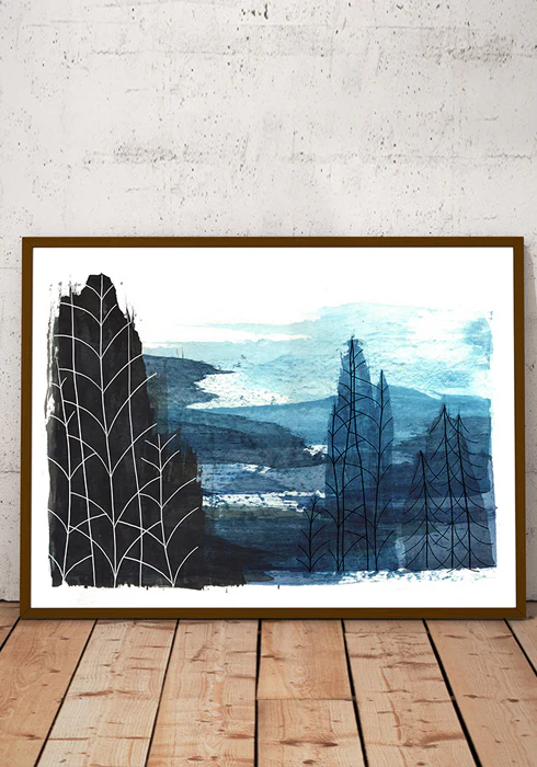 Poster, Jenny Wallmark, Winterlight - Bild 2