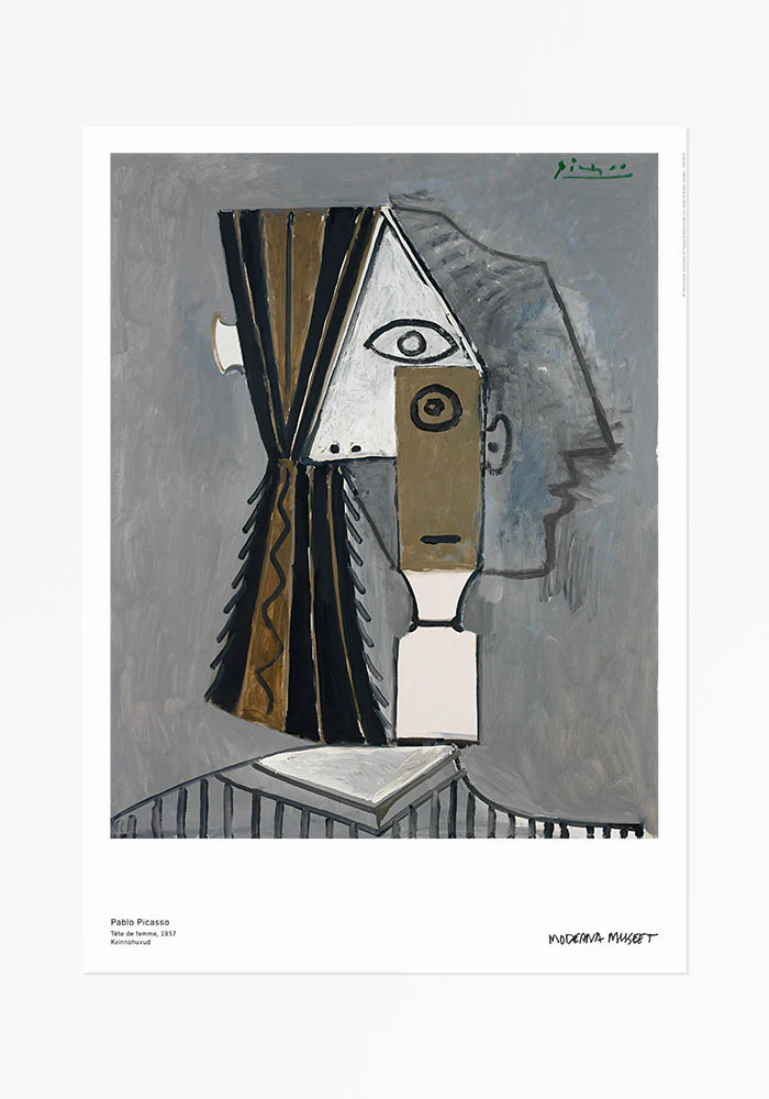 Poster, Pablo Picasso, Kvinnohuvud