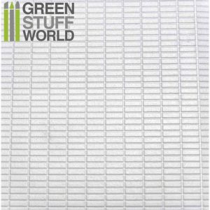ABS Plasticard – MEDIUM RECTANGLES Textured Sheet – A4