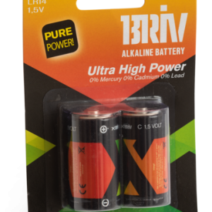 Alkaliskt batteri C LR 14 – 2-pack