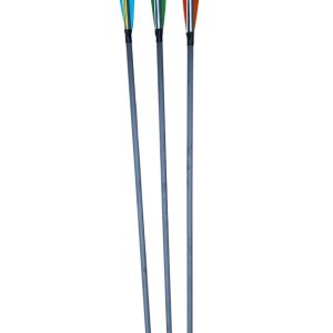 Carbonpilar i mixade färger – kalkonfjädrar, 3-pack.