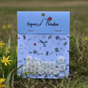 Knappar 'Snow' 15mm