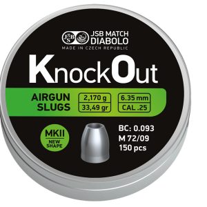 JSB Knockout MKII Diabol 6,35mm – 2,170g – 150st