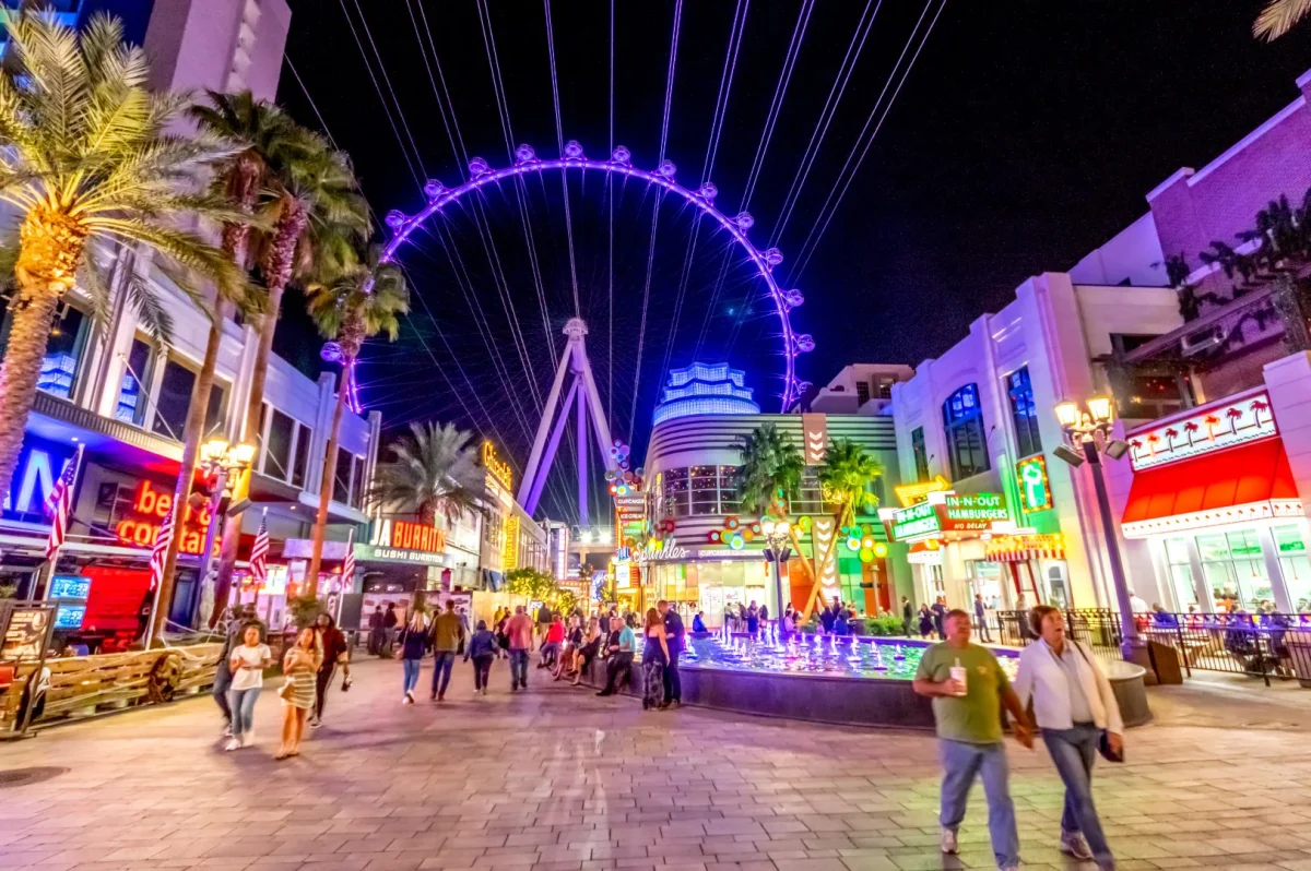 Gågata i Las Vegas