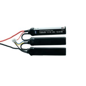 Li-Po Batteri 11.1v 1300mAh, 25C T-kontakt från ASG