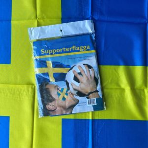 Supporterflagga Sverige!