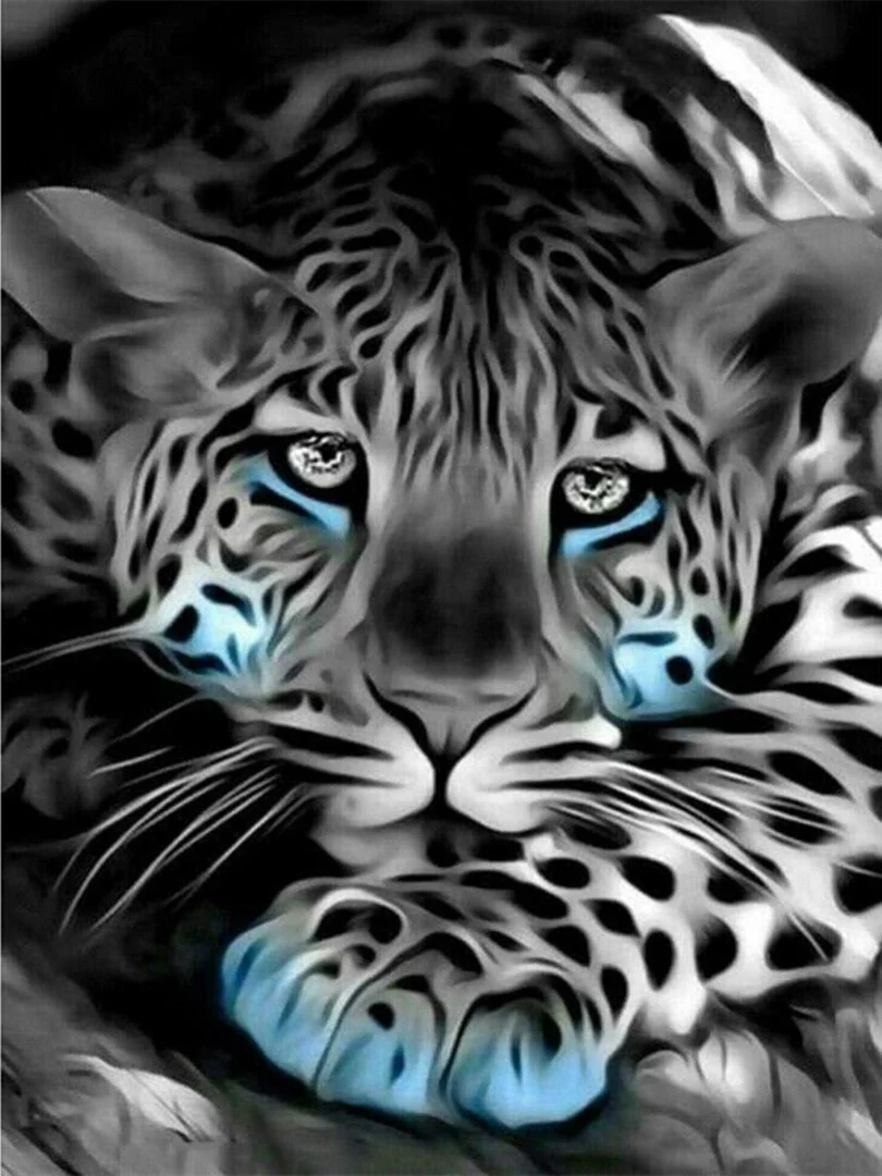 Ledsen leopard
