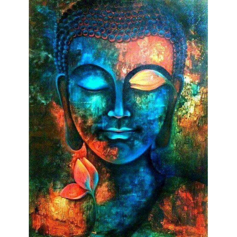 Färgglad Buddha