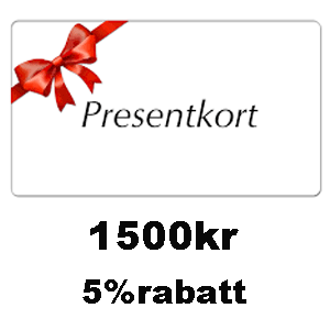 Presentkort 1500kr