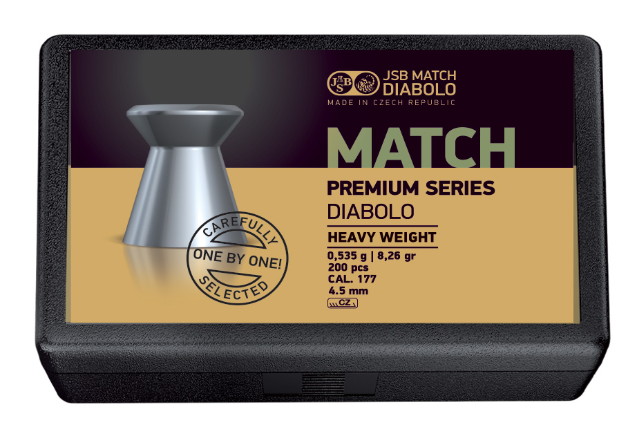 JSB Match Premium S100 Heavy 4,49mm 200st/ask