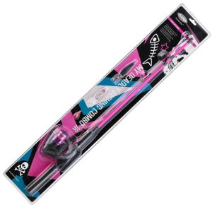 Fight Junior, komplett fiskeset – 125cm haspel rosa