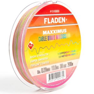 Flätlina Maxximus Cable Braid Multicolor 0.20mm – 300meter