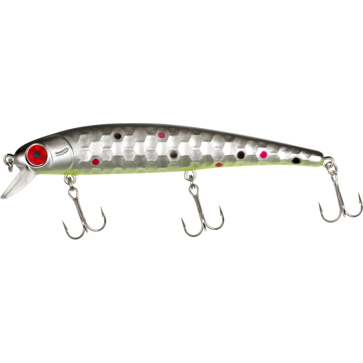 Wobbler Dalton – 12cm 18g Silver/Svart med prickar - Bild 2