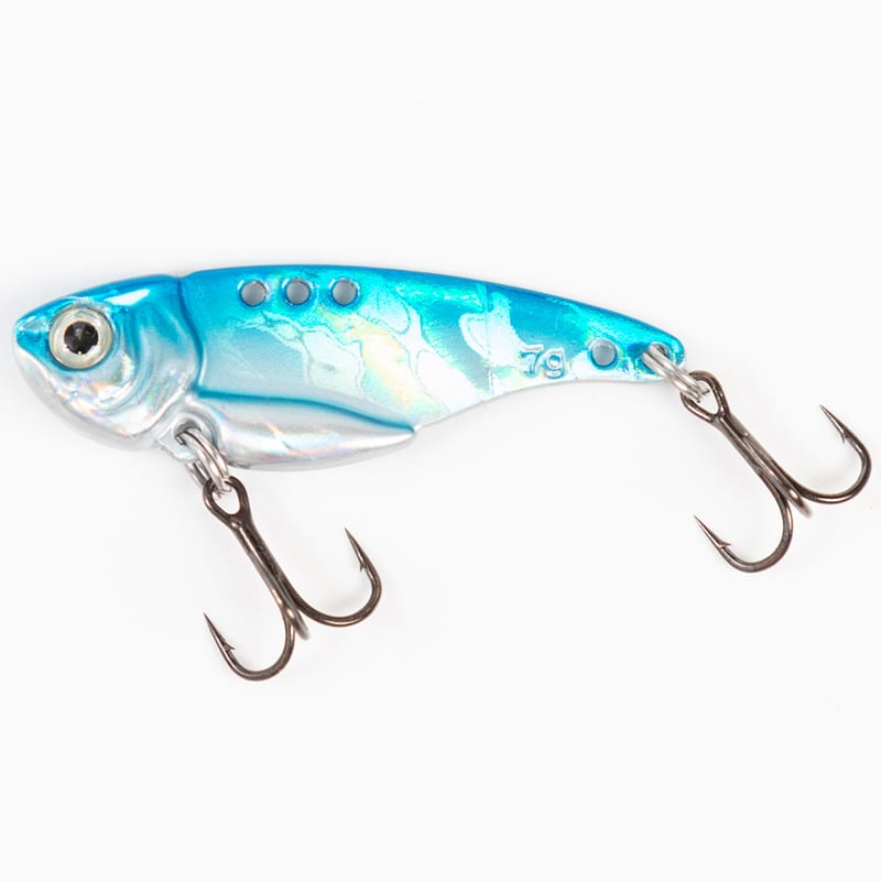Vibrationsbete Conrad Vibra fat blå/silver – 7gram