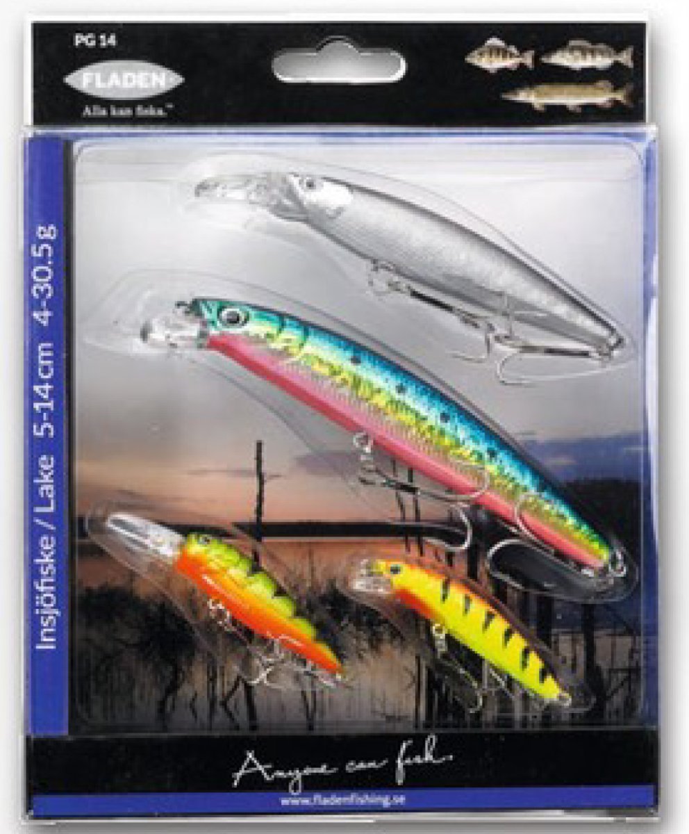 Wobblerset 4-pack för Gädda, Gös och Abborre - Bild 2