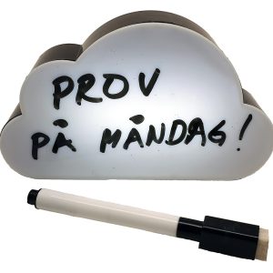 Praktisk Memotavla med belysning