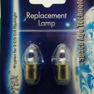 Krypton reservlampa 2-pack till 2 C/D