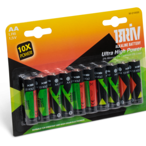Alkaliska Batterier AA (R6) 10-Pack