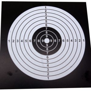 Luftvapentavlor 10-ringars – 100 pack.
