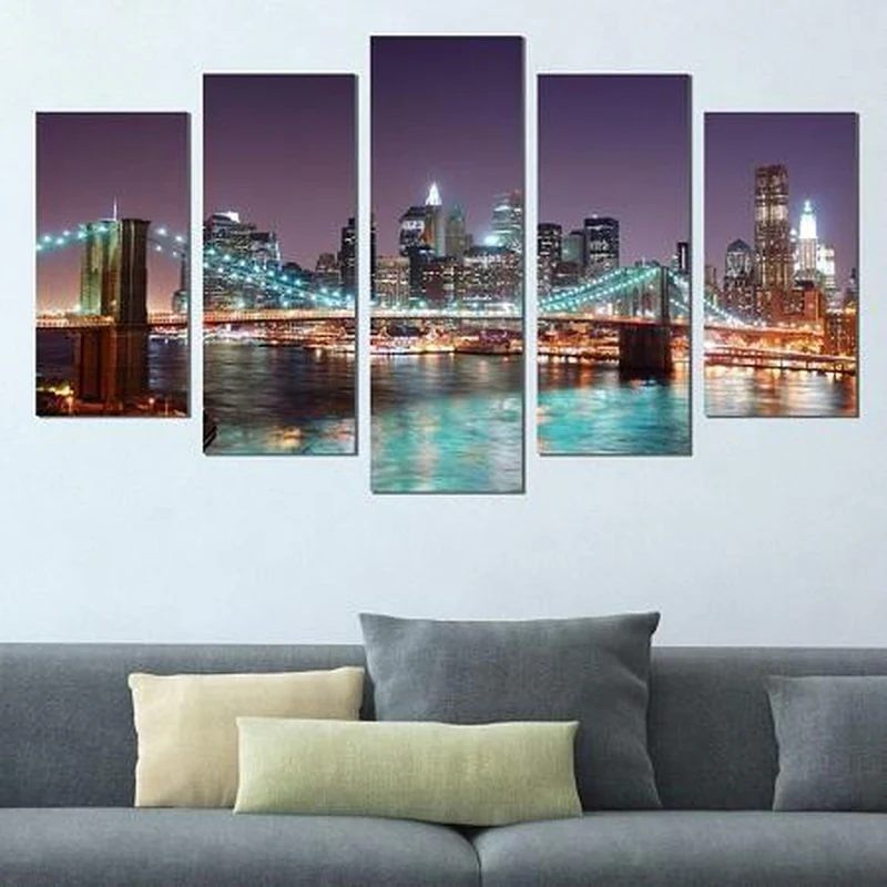 Skyline i natten | 5 delar - Bild 2